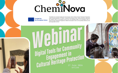 Join us for the ChemiNova Webinar: Digital Tools for Community Engagement in Cultural Heritage Protection